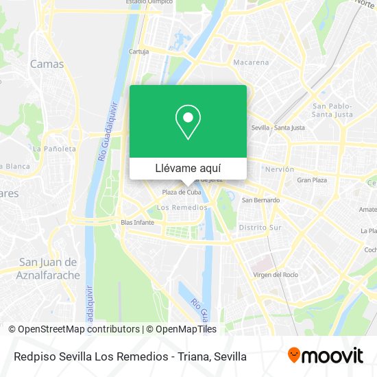 Mapa Redpiso Sevilla Los Remedios - Triana