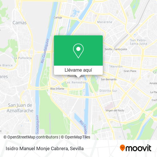 Mapa Isidro Manuel Monje Cabrera