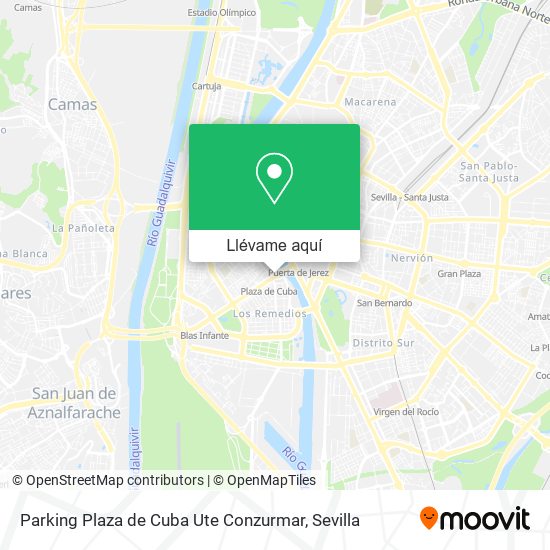 Mapa Parking Plaza de Cuba Ute Conzurmar