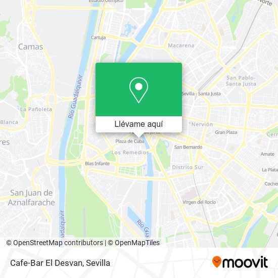 Mapa Cafe-Bar El Desvan