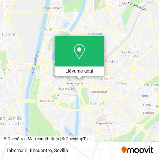Mapa Taberna El Encuentro