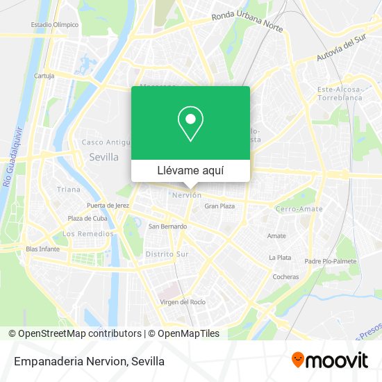 Mapa Empanaderia Nervion