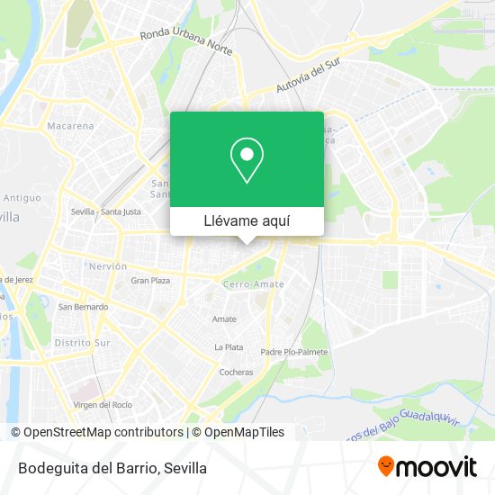 Mapa Bodeguita del Barrio