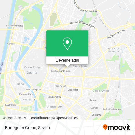 Mapa Bodeguita Greco