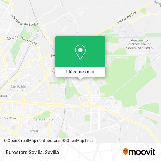 Mapa Eurostars Sevilla