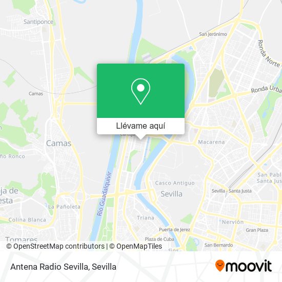Mapa Antena Radio Sevilla