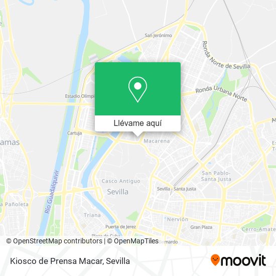 Mapa Kiosco de Prensa Macar