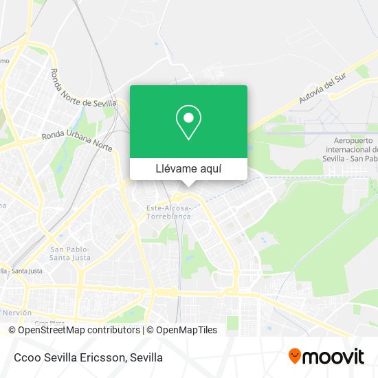 Mapa Ccoo Sevilla Ericsson