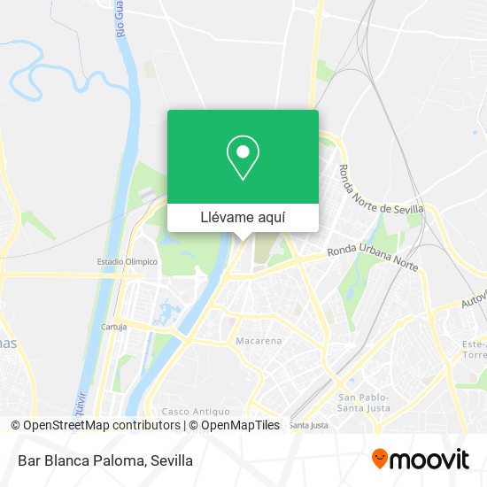Mapa Bar Blanca Paloma