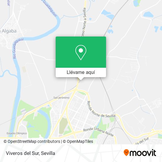 Mapa Viveros del Sur