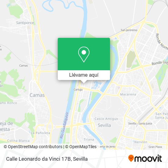 Mapa Calle Leonardo da Vinci 17B
