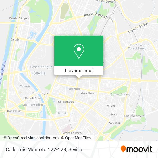 Mapa Calle Luis Montoto 122-128