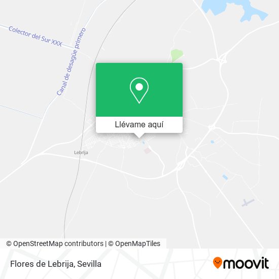 Mapa Flores de Lebrija