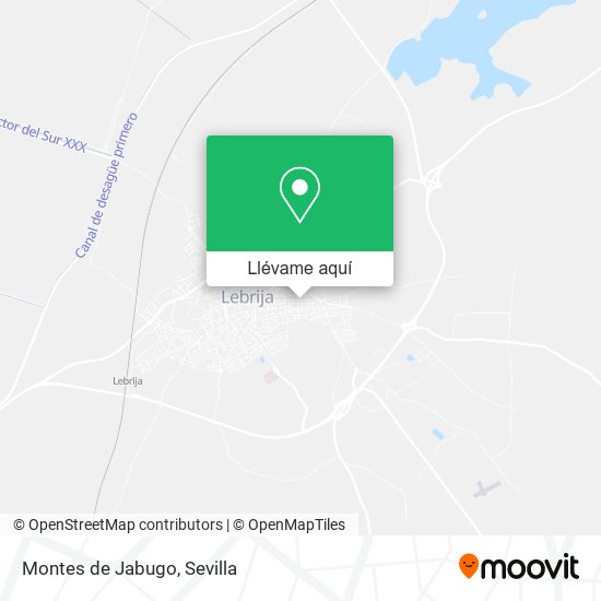 Mapa Montes de Jabugo