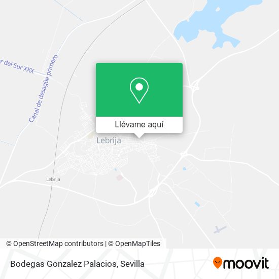 Mapa Bodegas Gonzalez Palacios