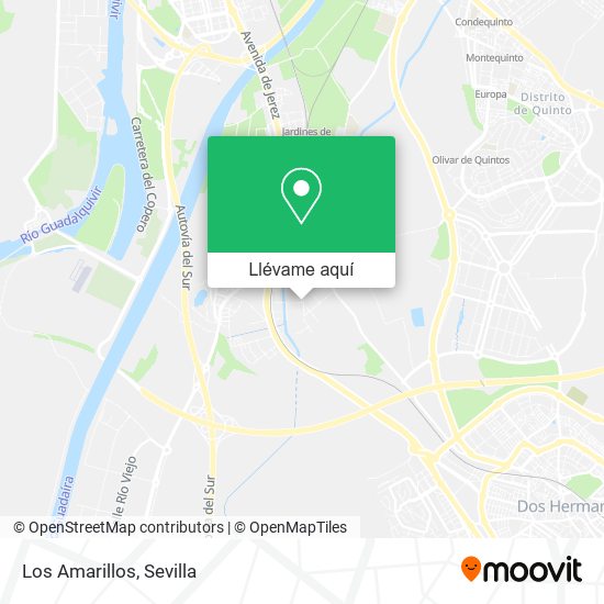 Mapa Los Amarillos