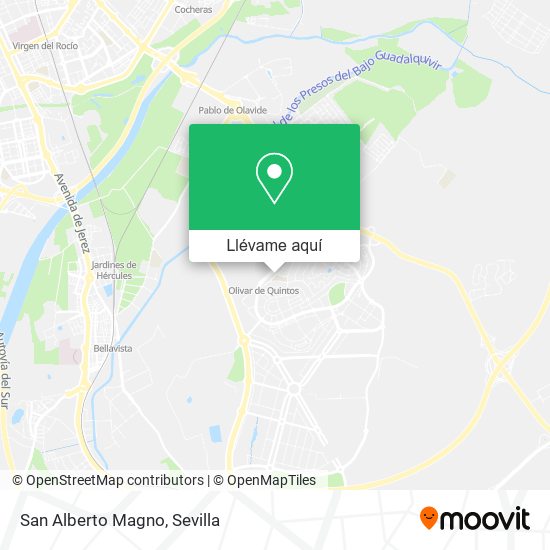 Mapa San Alberto Magno