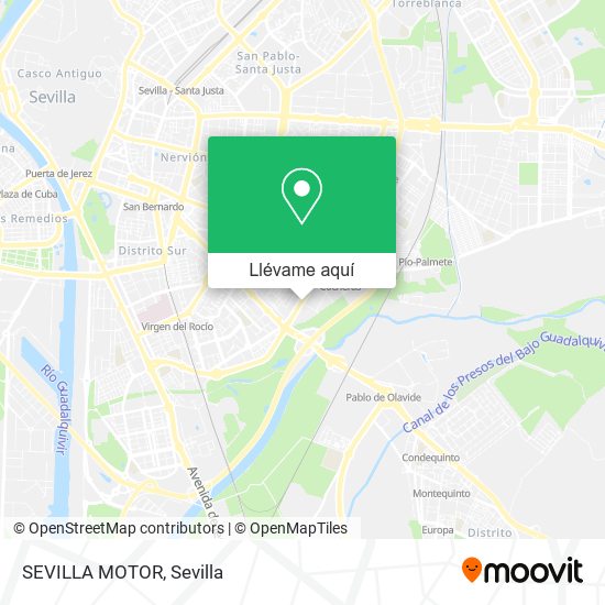 Mapa SEVILLA MOTOR