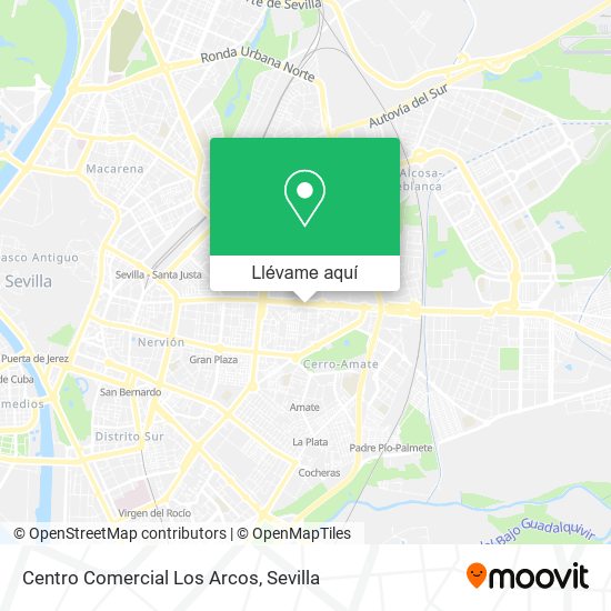 Mapa Centro Comercial Los Arcos