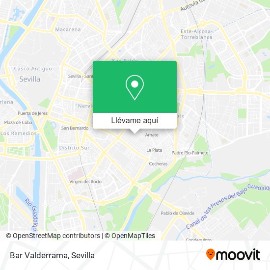 Mapa Bar Valderrama