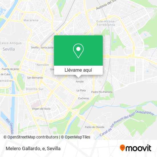 Mapa Melero Gallardo, e