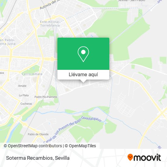 Mapa Soterma Recambios