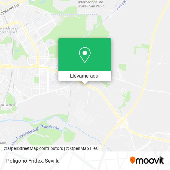 Mapa Poligono Fridex