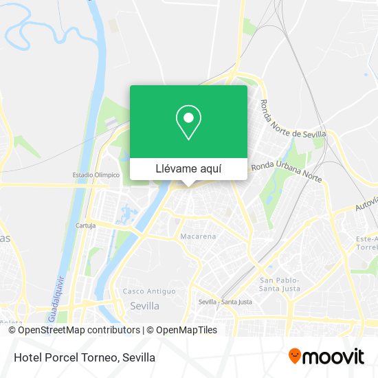 Mapa Hotel Porcel Torneo