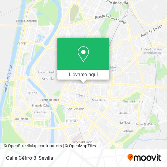 Mapa Calle Céfiro 3