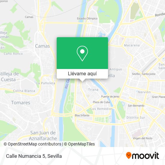 Mapa Calle Numancia 5