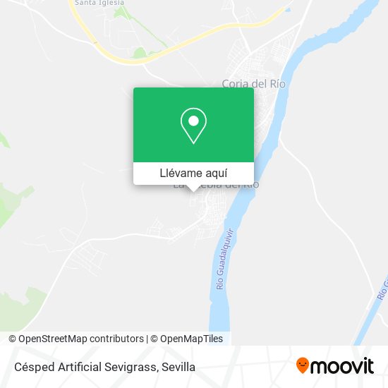 Mapa Césped Artificial Sevigrass