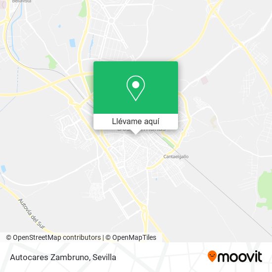Mapa Autocares Zambruno