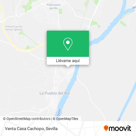 Mapa Venta Casa Cachopo