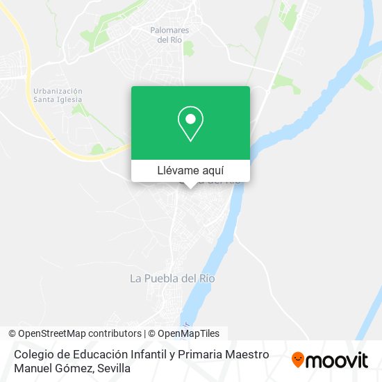 Mapa Colegio de Educación Infantil y Primaria Maestro Manuel Gómez