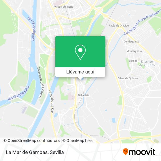 Mapa La Mar de Gambas