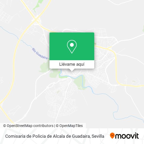 Mapa Comisaria de Policia de Alcala de Guadaira