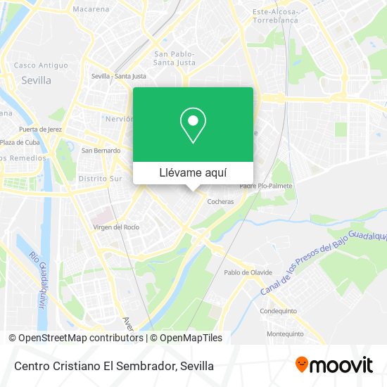 Mapa Centro Cristiano El Sembrador