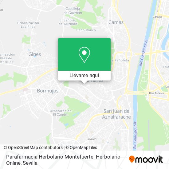 Mapa Parafarmacia Herbolario Montefuerte: Herbolario Online