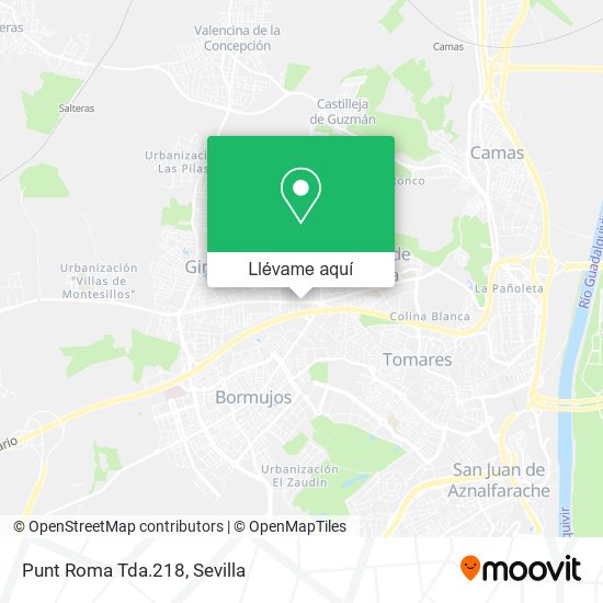Mapa Punt Roma Tda.218