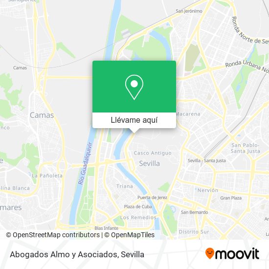 Mapa Abogados Almo y Asociados