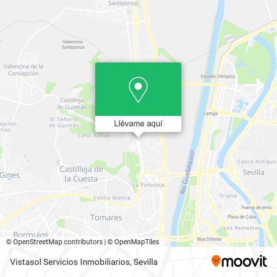 Mapa Vistasol Servicios Inmobiliarios