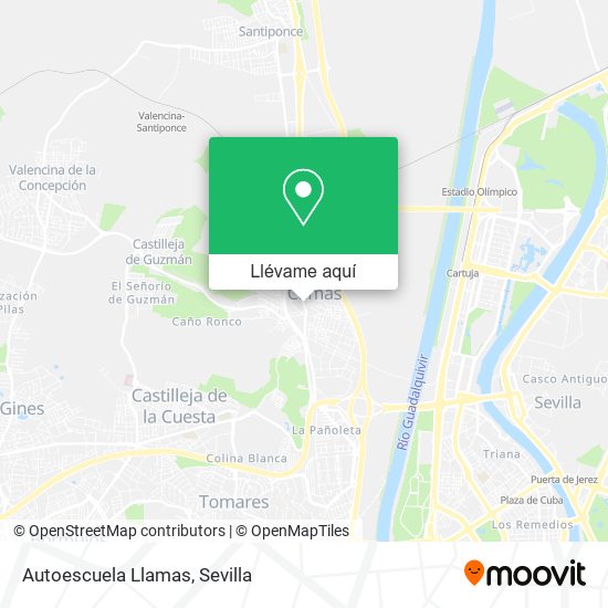Mapa Autoescuela Llamas