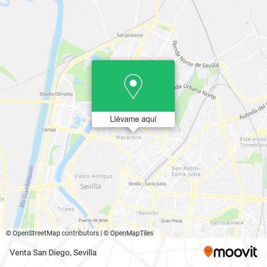 Mapa Venta San Diego