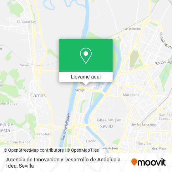 Mapa Agencia de Innovación y Desarrollo de Andalucía Idea