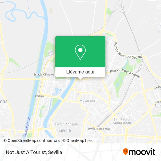 Mapa Not Just A Tourist