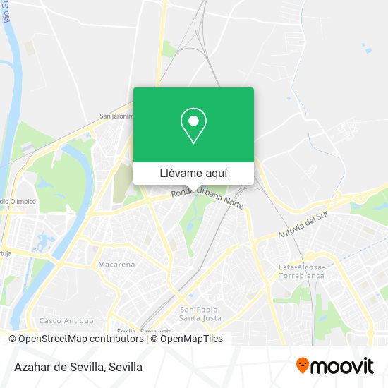 Mapa Azahar de Sevilla