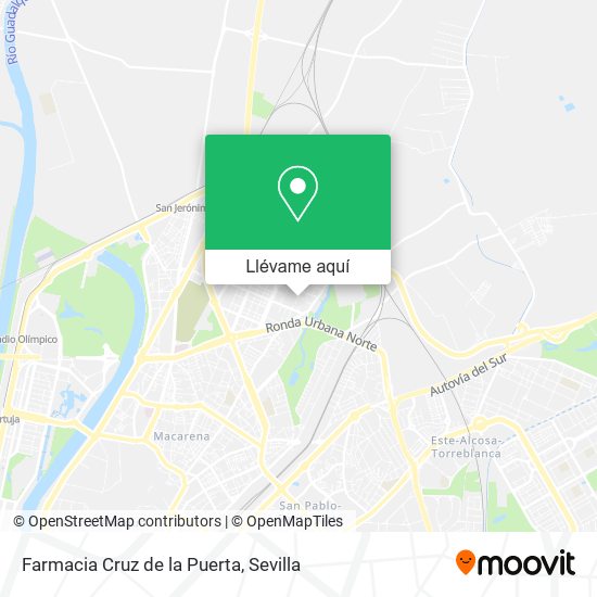 Mapa Farmacia Cruz de la Puerta