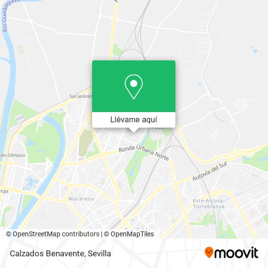 Mapa Calzados Benavente