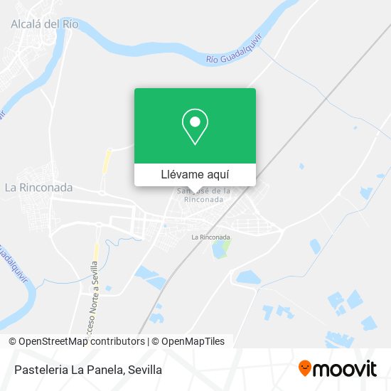 Mapa Pasteleria La Panela