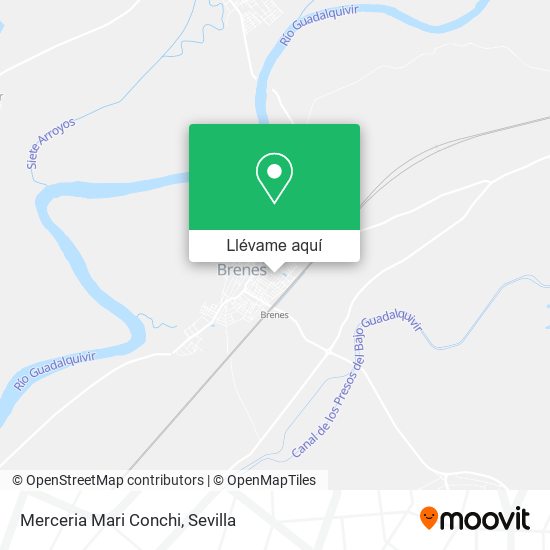 Mapa Merceria Mari Conchi